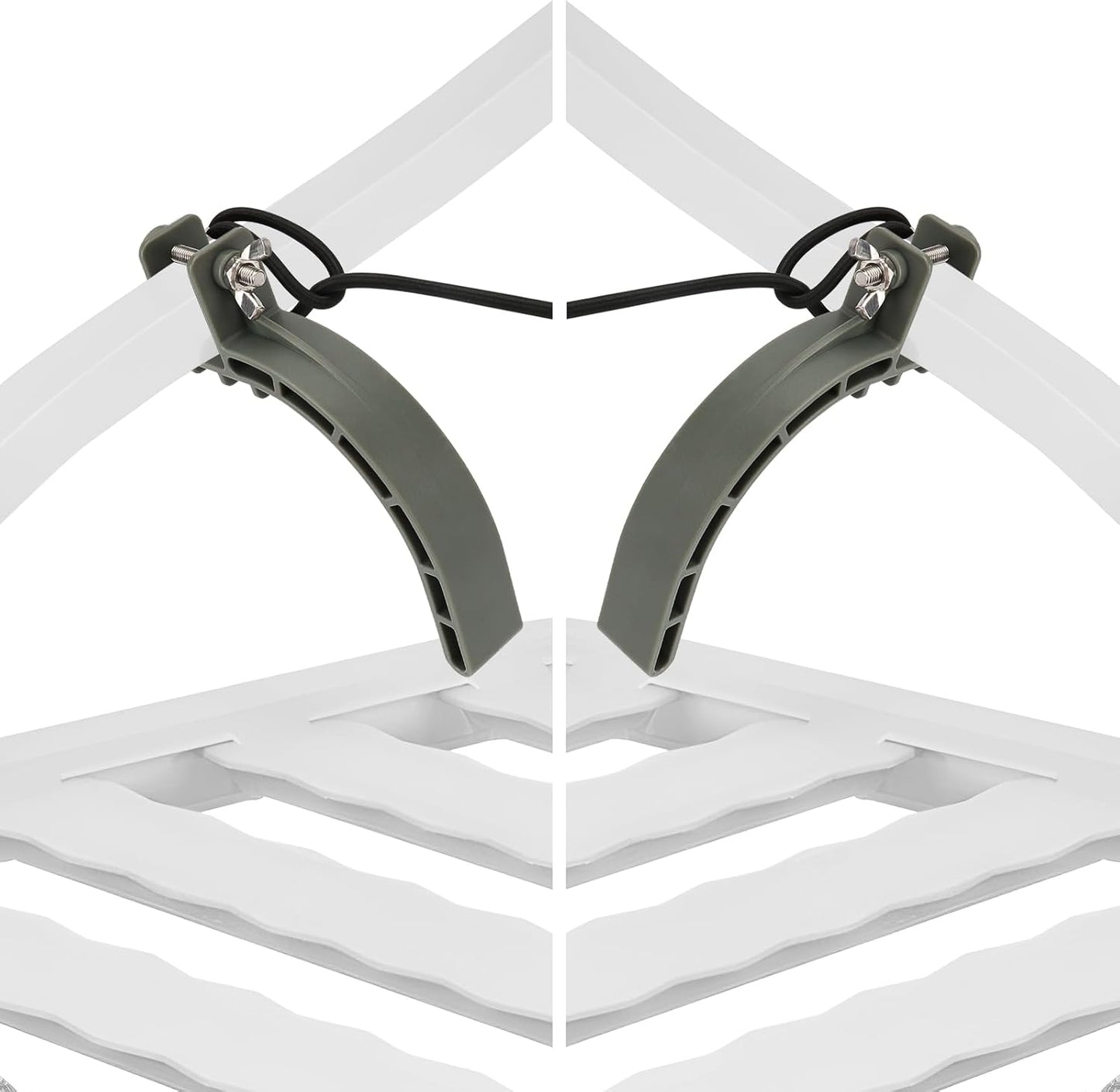 Tree Stand Accessories,Rapid Climb Stirrups with Elastic Rope,Climber Stand Accessories,Climbing Tree Stand Accessories for 1 inch Square Tube Aluminum Bracket
